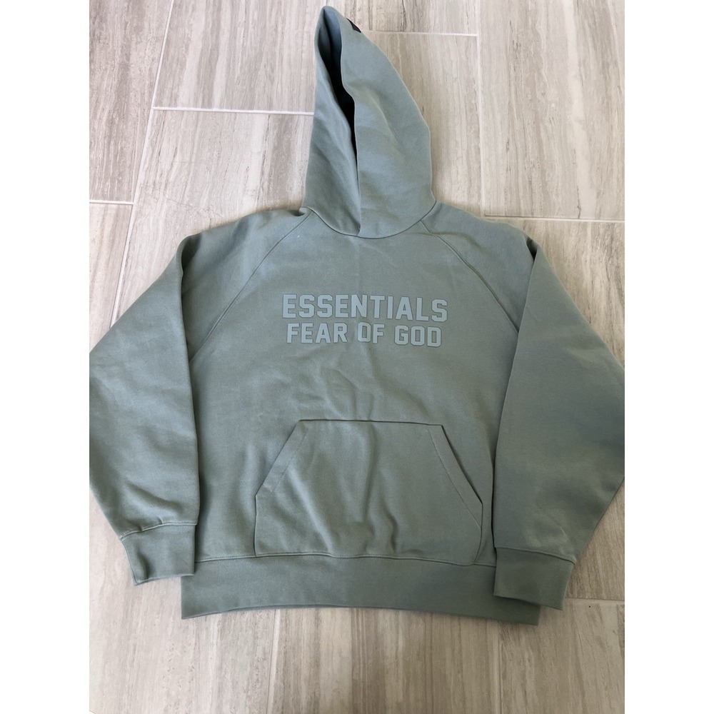 NWT Essentials Fear Of God Men's Pullover Hoodie Sycamore Size S